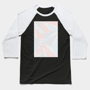 Terrazzo Poster XI Graphic Pastel Triangles Baseball T-Shirt